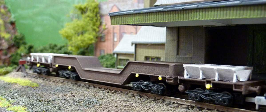 Another of our 3D printed items - a KXA double bogie flash transporter. It's a simple kit that just needs four Y25c bogies and wheels.